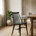 Sedia Design "Noir" – Eleganza Essenziale in PVC Nero
