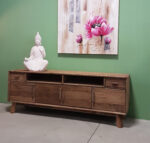 Porta tv in legno di recupero