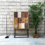 credenza stampa geometrica