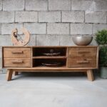 Mobile porta TV in legno artigianale