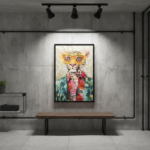 Quadro "Leopard Pop" - 100 x 150 cm