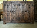 Credenza Grande Berbera in Legno Massello Intagliato - immagine 2