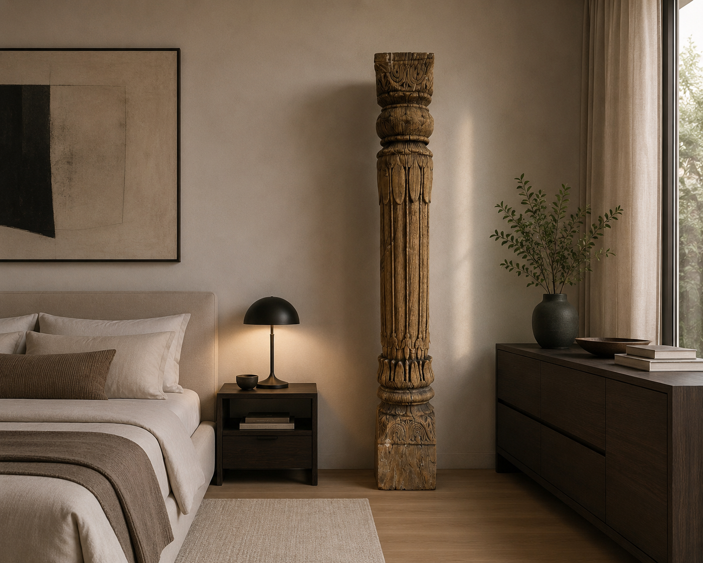 COLONNA 152 trendy home Colonna Indiana d'Epoca – "L'Anima del Tempo" - H 152 cm - immagine 1