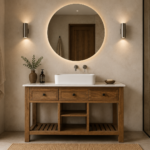 Mobile Bagno "Essenza Naturale" con Lavabo da Appoggio