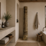 Colonna Indiana d'Epoca – "L'Anima del Tempo" - H 148 cm