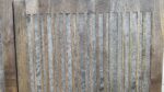 Credenza Artigianale "Monolite" - Legno Massello e Intarsi in Marmo Grigio - immagine 3